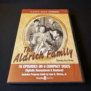 Radio Spirits The Aldrich Family 8 CDs/16 Episodes Comedy Ezra Stone - Picture 1 of 2