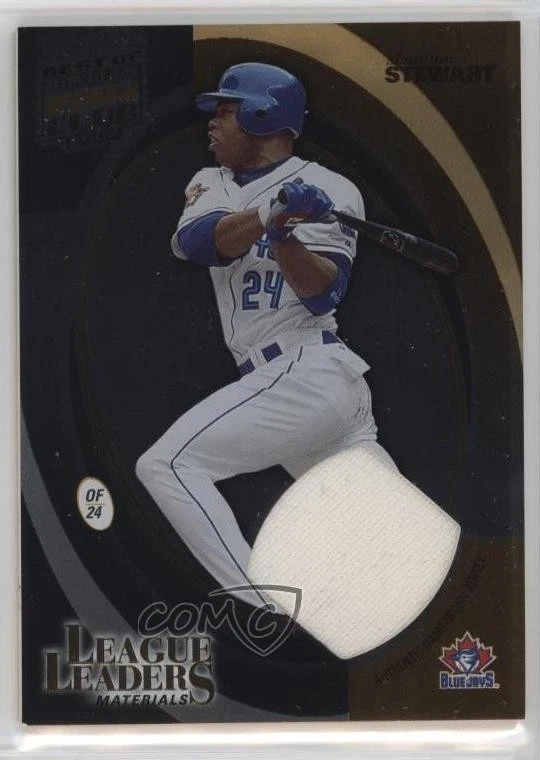 2002 Donruss Best of Fan Club League Leaders Materials /175 Shannon Stewart - Image 1 of 2
