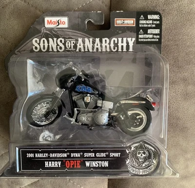 Maisto Hijos de la Anarquía 2001 HD Dyna Superglide Sport Opie Winston escala 1:18 Foto 1 de 4