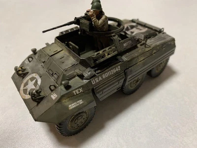 Auto blindata M20 Tamiya 1/48 US Army costruita e dipinta - Immagine 1 di 4