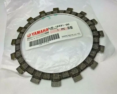 Placa de fricción de embrague genuina OEM Yamaha YZ125 YZ 125 1989-1990 3JD-16331-00 NUEVO DE STOCK Foto 1 de 4