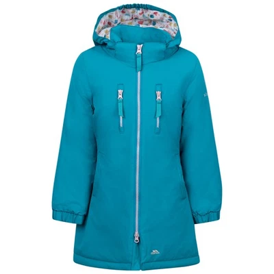 Trespass Girls Padded Detachable Hood Waterproof Jacket - Marybank - Image 1 of 4