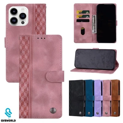 Magnetic Flip Case Wallet Leather Cover For iPhone 6 7 8 Plus SE X XR XS Max 11 - Image 1 of 4