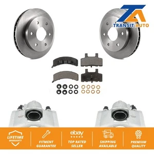 Front Brake Caliper Rotors & Semi-Metallic Pad Kit For K1500 Chevrolet GMC Yukon - Picture 1 of 1