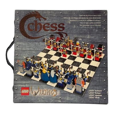 Lego Vikings Set #G577 Vikings Chess Set Chessboard Lego building toys Used - Image 1 of 4