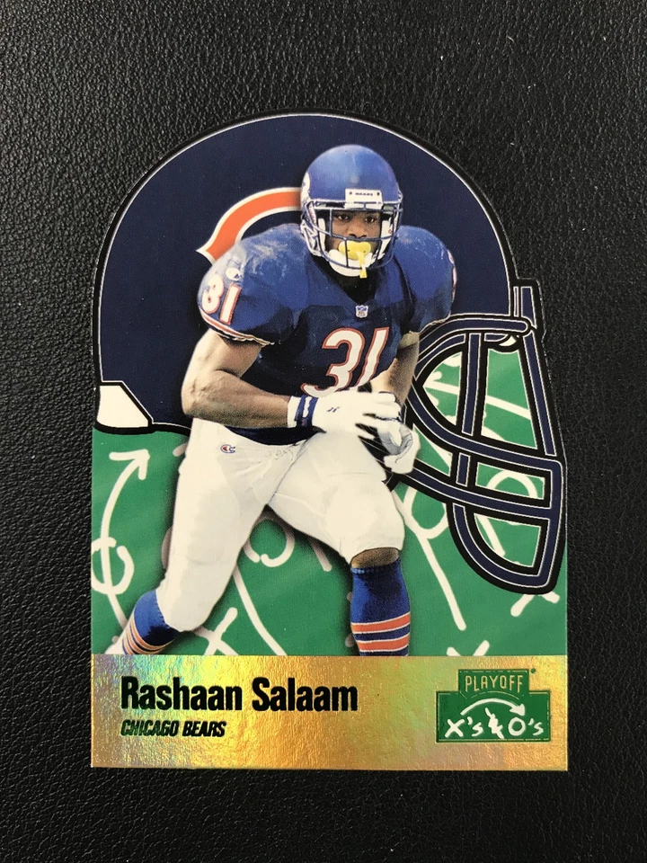 1996 Playoff Prime #186 Rashaan Salaam Chicago Bears X's and O's - Image 1 of 2