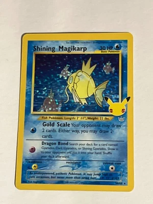 Shining Magikarp 66/64 Celebrations: Classic Collection Holo NM - Image 1 of 2