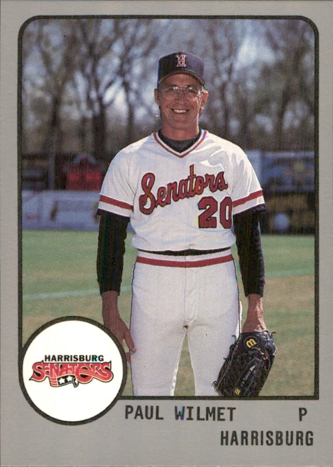 Paul Wilmet 1988 ProCards #852 RC Harrisburg Senators *AutographDen* - Image 1 of 2