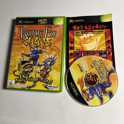 Kung Fu Chaos Original Xbox Manual PAL - Image 1 of 4