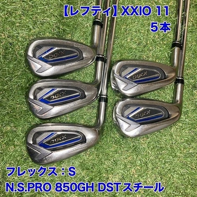 Lefty Dunlop XXIO 11 Irons #6-9,Pw(5Clubs)/NSPRO 850GH DST Steel/Flex:Stiff - Image 1 of 4