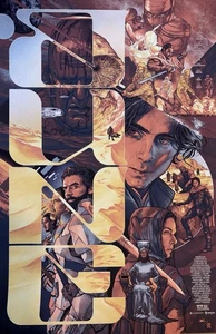 Martin Ansin Dune Sand Variant Print Poster Mondo Artist Bottleneck - Picture 1 of 8