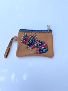 Coin Purse From México Butterfly Authentic Quiroga Axolotl - Picture 1 of 2