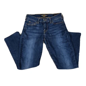 LUCKY BRAND Sofia Skinny Leg Mid Rise Med Wash Blue Denim Jeans Women's 2/26R - Picture 1 of 10