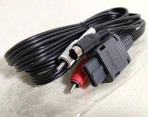 OFICIAL Genuino Nintendo S-Video Cable N64 SNES Super Famicom GameCube SHVC-009 - Imagen 1 de 3