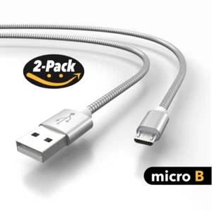 2x1,0m USB Kabel Ladekabel Kombi Typ B schnelles Ladegerät Samsung Huawei SONY - Bild 1 von 10