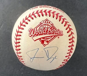JERMAINE DYE AUTOGRAPHED RAWLINGS 1996 WORLD SERIES BASEBALL ATLANTA BRAVES - Bild 1 von 6