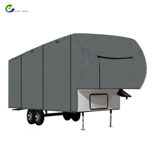 RV Motorhome Camper Storage Cover 26'-41' FT With Zipper Waterproof 5TH Wheel - Picture 1 of 24