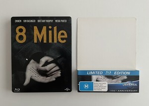8 Mile - Steelbook w/ O-card (Blu-ray) Region ABC Eminem 2002 Film Rare Like New