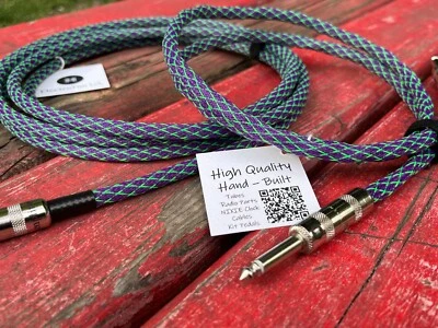 !Orientado! Cables de guitarra/instrumento 20 AWG 1/4 PETE CORNISH Tecnología Garantía Foto 1 de 4