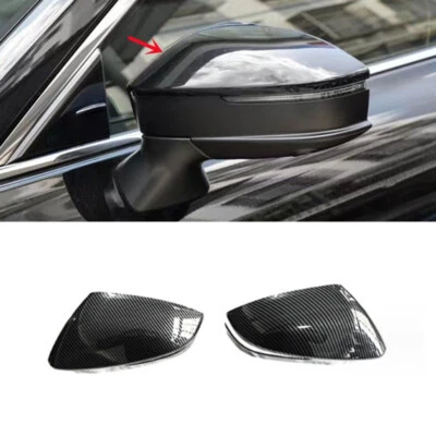 Cubierta de espejo retrovisor lateral 2X de fibra de carbono para Toyota Crown 2023 2024 2025 Foto 1 de 4