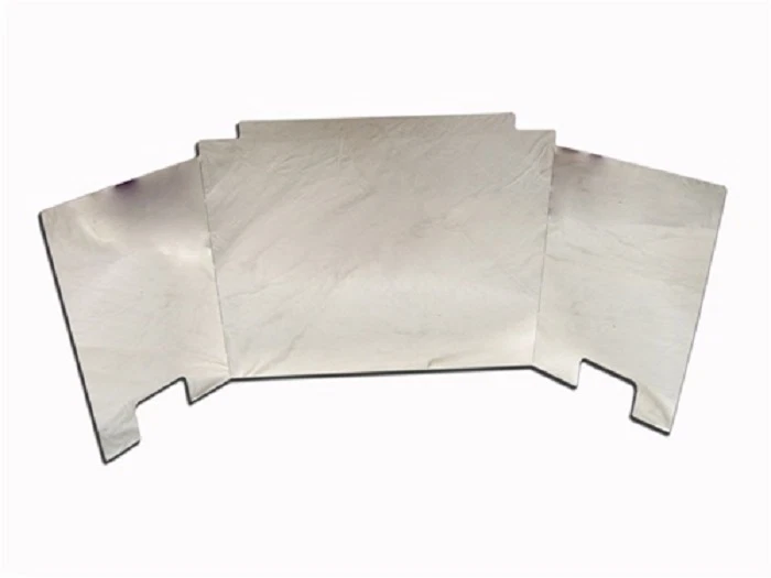 Derecha Peterson 24" 3 pliegues contemporáneo acero inoxidable Fireback FBCP-24 nuevo******* Foto 1 de 1