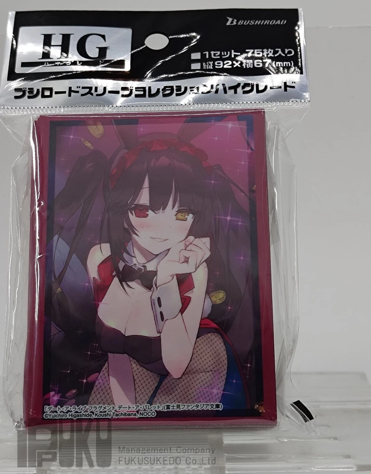 Date A Live Bullet Kurumi Tokisaki Bunny Card Sleeves Bushiroad HG Vol.4562