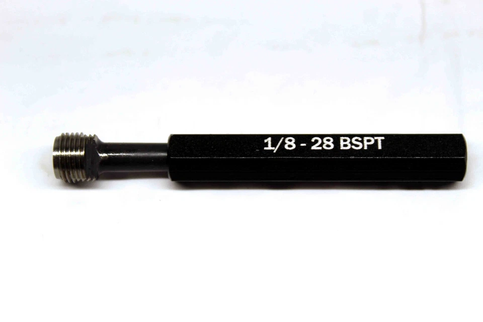 M & J TOOLING LLC NEW 1/8 28 BSPT PIPE THREAD PLUG GAGE .125 .1250 BRITISH TAPER B.S.P.T.