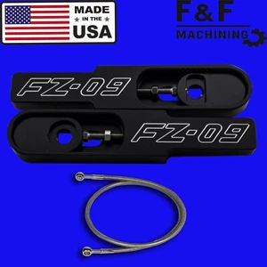 2017 Yamaha FZ-09 bolt on swingarm extensions & Brake Line "Made In The USA" - Picture 1 of 1
