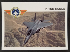 F-15E Eagle 1992 Wings of Fire Plane Jet Panini Card #80 (NM)