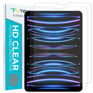 Tech Armor Matte Folie Displayschutzfolie für iPad Pro 11 2022, iPad Air 5 - 2 Stück - Bild 1 von 8