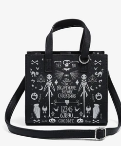 The Nightmare Before Christmas Jack Spirit Board Satchel Purse Bag Crossbody NWT - Picture 1 of 8