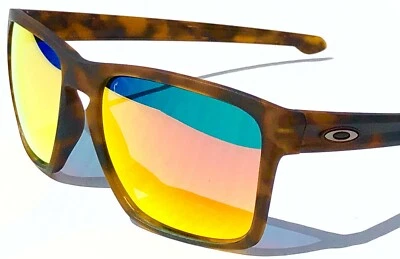 NEW Oakley SLIVER XL Matte Tortoise w POLARIZED Galaxy Ruby Red  Sunglass 9341 - Image 1 of 4