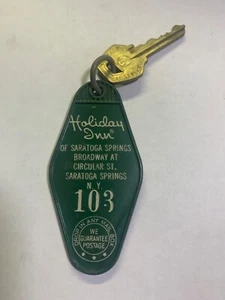 Holiday Inn Hotel Motel Room Key Fob & Key Saratoga Springs New York #103 - Picture 1 of 2