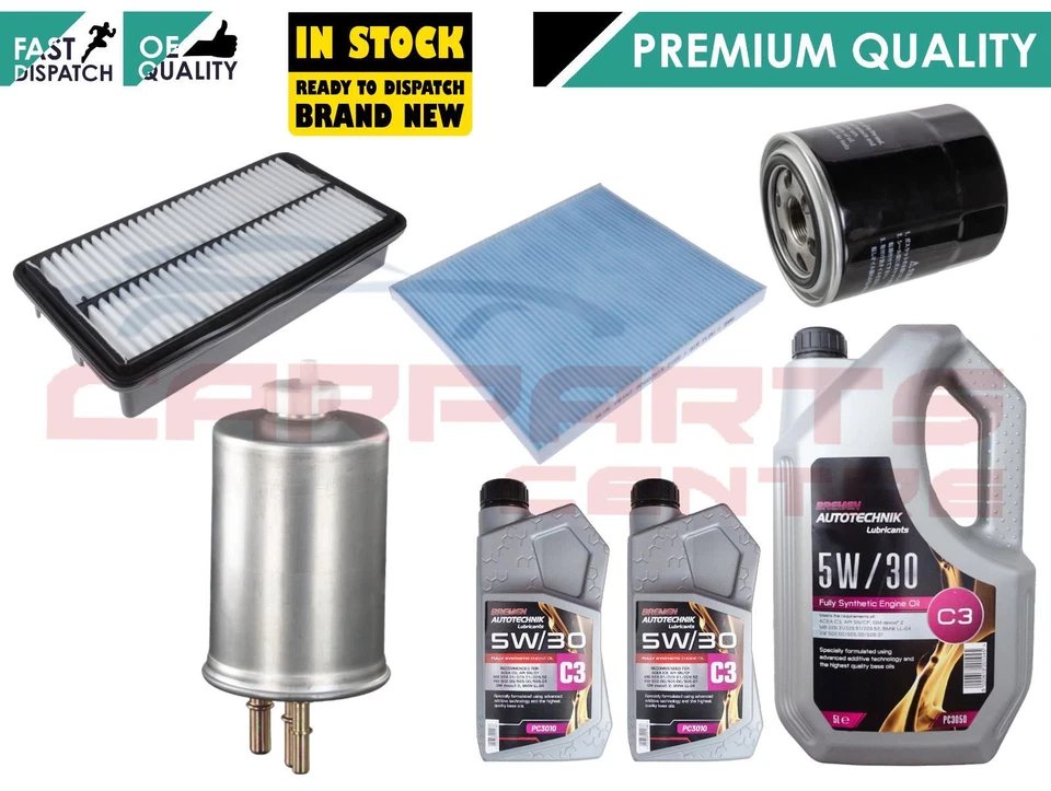 KIT DE SERVICIO ACEITE FILTRO ACEITE COMBUSTIBLE ACEITE 7L 5W30 PARA KIA SEDONA 2.9 CRDi 06-10 Foto 1 de 1
