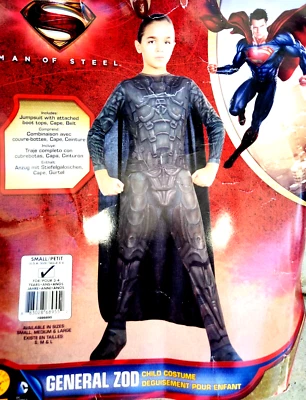 Disfraz de Halloween Hombre de Acero General Zod Niño Niño Pequeño 4-6. Mono, capa Foto 1 de 2