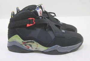 RARE🔥 new Air Jordan 8.0 467807 010 Black/ Red-Flint Grey 2011 MEN Size 10.5 - Picture 1 of 5