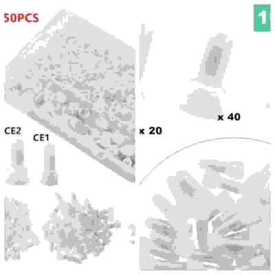 Closed End Crimp Cap Copper Core Nylon  Connectors Terminals 22-10AWG - Image 1 of 4