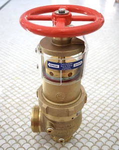 Zurn ZW5000G 2-1/2" Pressure Tru Field Adjustable Reducing Hose Valve Angle Body - Picture 1 of 7