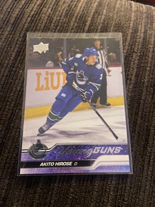 2023-24 Upper Deck Akito Hirose Young Guns Rookie Card #242 UD