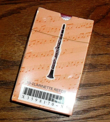 PAQUETE DE 10 CAÑAS CLARINETE # 2-1/2 NUEVAS  Foto 1 de 3