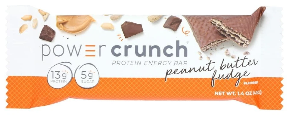 Power Crunch Original 13 Gram Protein Energy Bar Peanut Butter Fudge 12pk