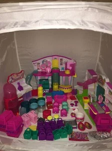 HUGE LOT Shopkins Play Sets, Cases, Accessories, Fashion Boutique Makeup Spot !! - Picture 1 of 10
