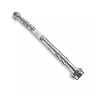 1" x 18" Stainless Steel Corrugated Water Flex for Water Heater / Softener /Hose - Picture 1 of 5