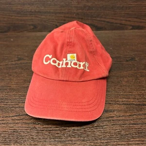 Vintage Carhartt Mens Baseball Cap Size L/XL Red Cotton Blend - Picture 1 of 11