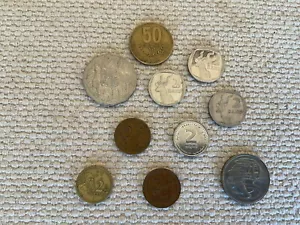 10 Münzen Südafrika Australien Israel Costa Rica - Bild 1 von 6