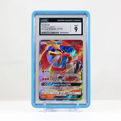Pokemon Ho-Oh GX Holo #21 Burning Shadows 2017 - CGC 9 Mint - Image 1 of 4