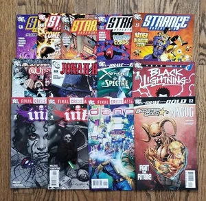Lot of 13 DC Comics Strange Adventures Final Crisis Aftermath Black Lightning 09 - Picture 1 of 1
