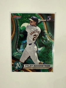 Tyler Soderstrom 2024 Bowman's Best Green Mini-Diamond Ref. #47 #/99 Rookie - Bild 1 von 2