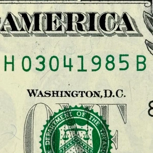 March 4th 1985 3rd April Dollar Bill Uncirculated Birthday Note $1 Fancy Serial - Picture 1 of 6