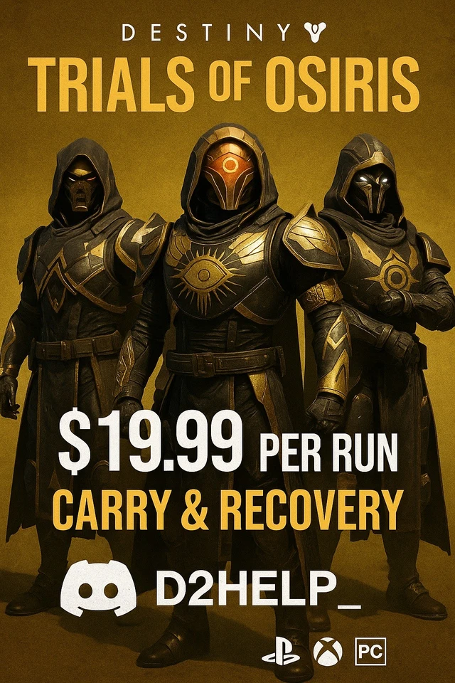 Trials of Osiris Flawless  PSN/XBOX/PC Carry Only!! - Image 1 of 3